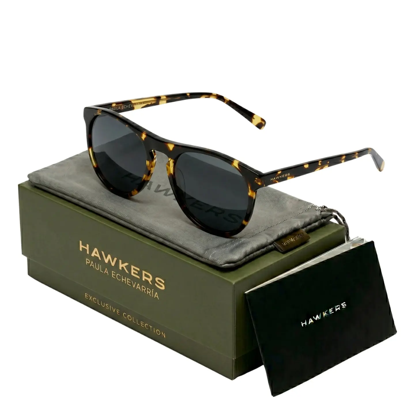 Gafas de Sol Hawkers Joker - Paula Echevarria HJOK22CBXE Amarillo Carey Unisex Talla 54mm 1