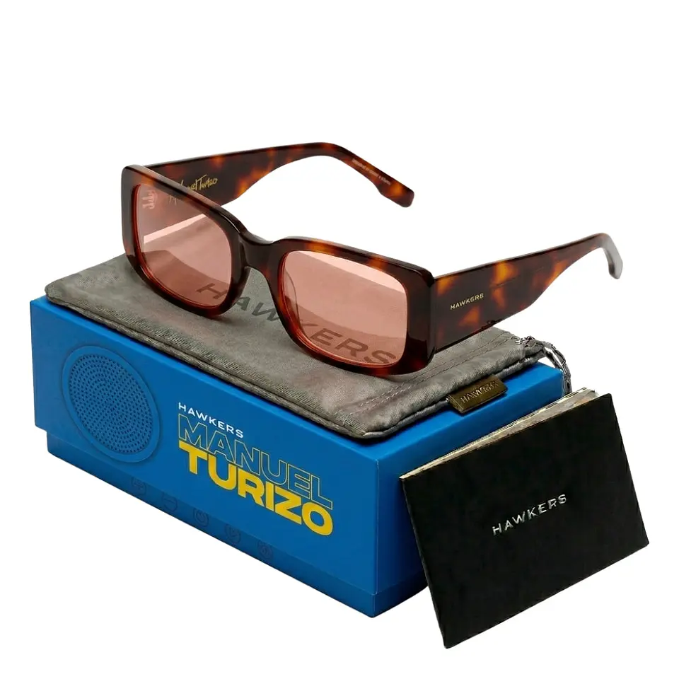 Gafas de Sol Hawkers Linda - Turizo HLIN23COXM Marron Tortuga Unisex Talla 54mm 1