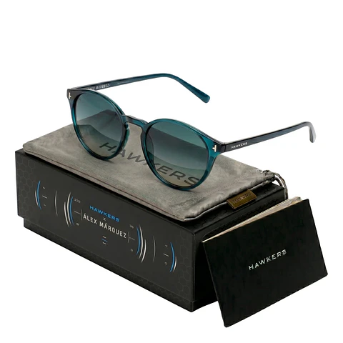 Gafas de Sol Hawkers Salt - Alex Marquez HSAL24LLTZ Azul Degrade Unisex Talla 53mm