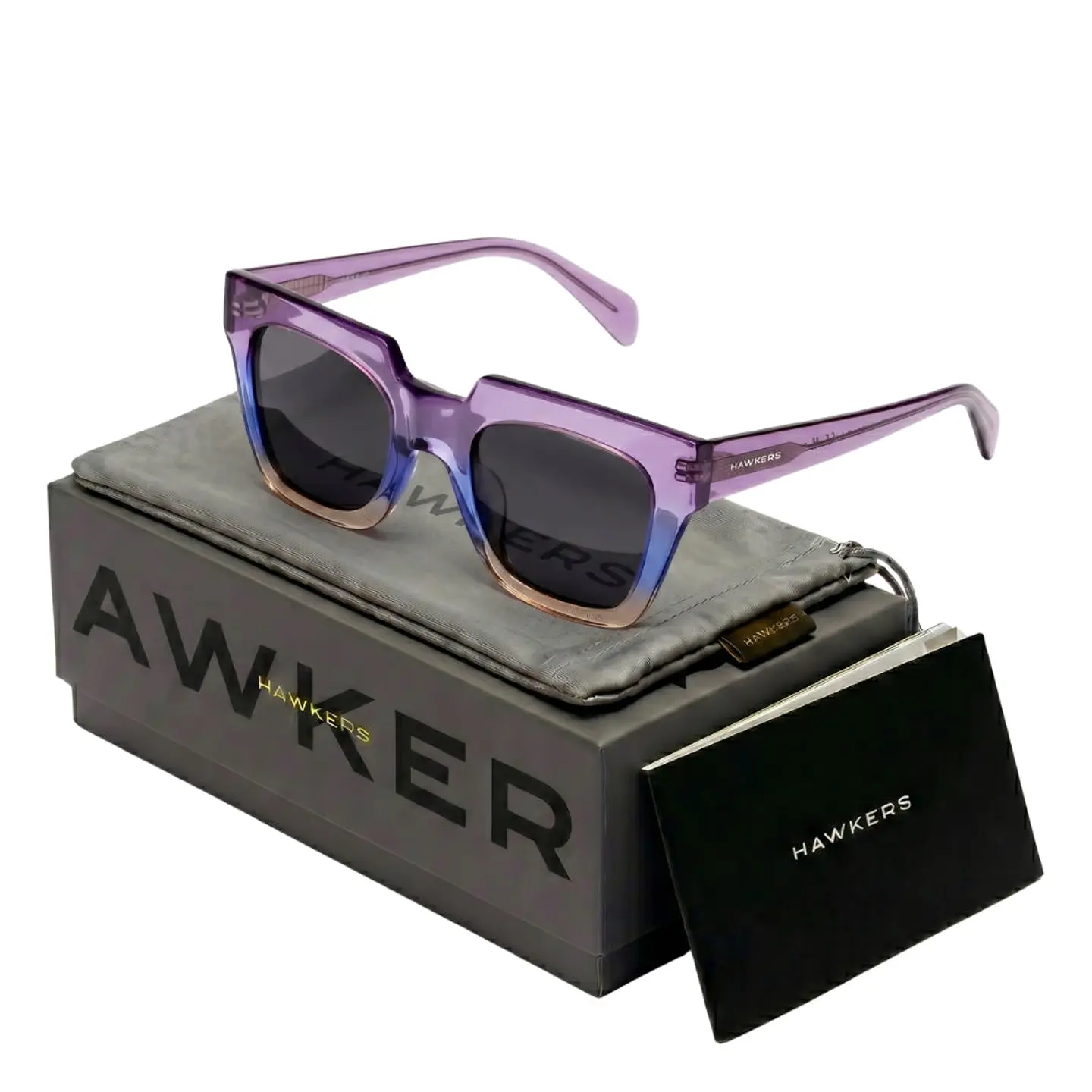 Gafas de Sol Hawkers Row X HROW24VGX0 Lila Transparente Unisex Talla 50mm 1