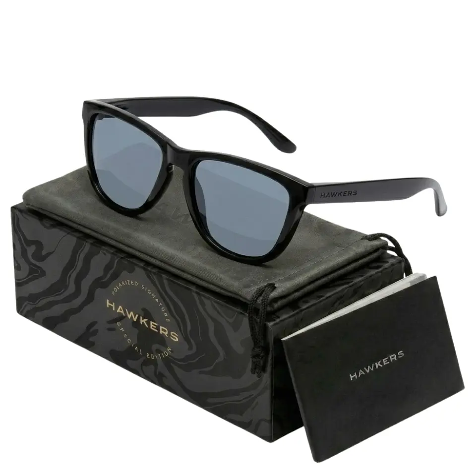 Gafas de Sol Polarizado Hawkers One raw HONR21BSTP Plata Espejado Unisex Talla 54mm 1