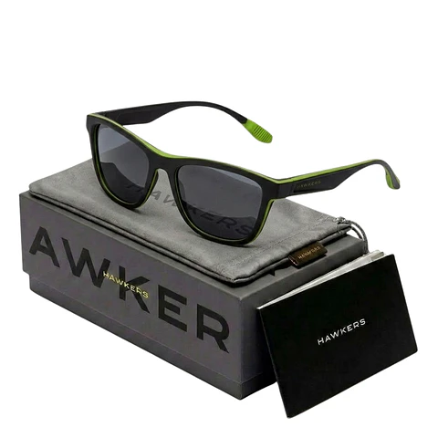 Gafas de Sol Hawkers One Sport HOSP20BBT0 Negro y Verde Unisex Talla 59mm