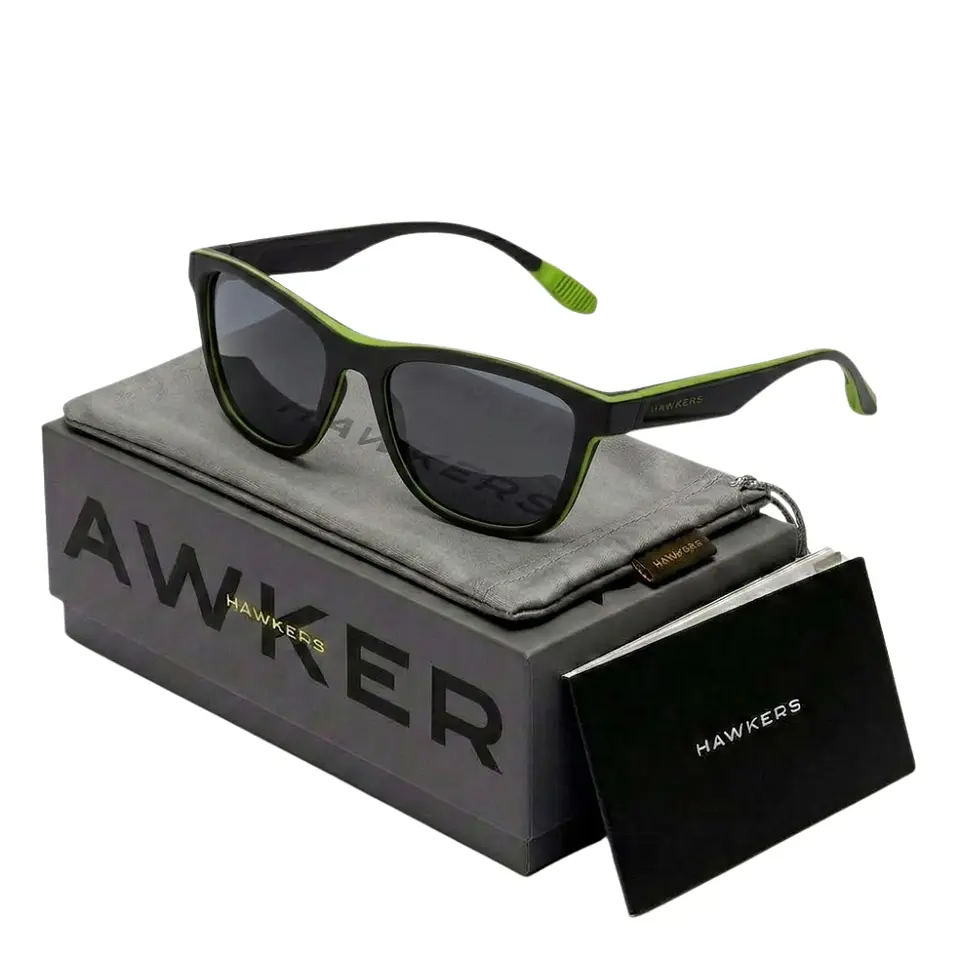 Gafas de Sol Hawkers One Sport HOSP20BBT0 Negro y Verde Unisex Talla 59mm 1