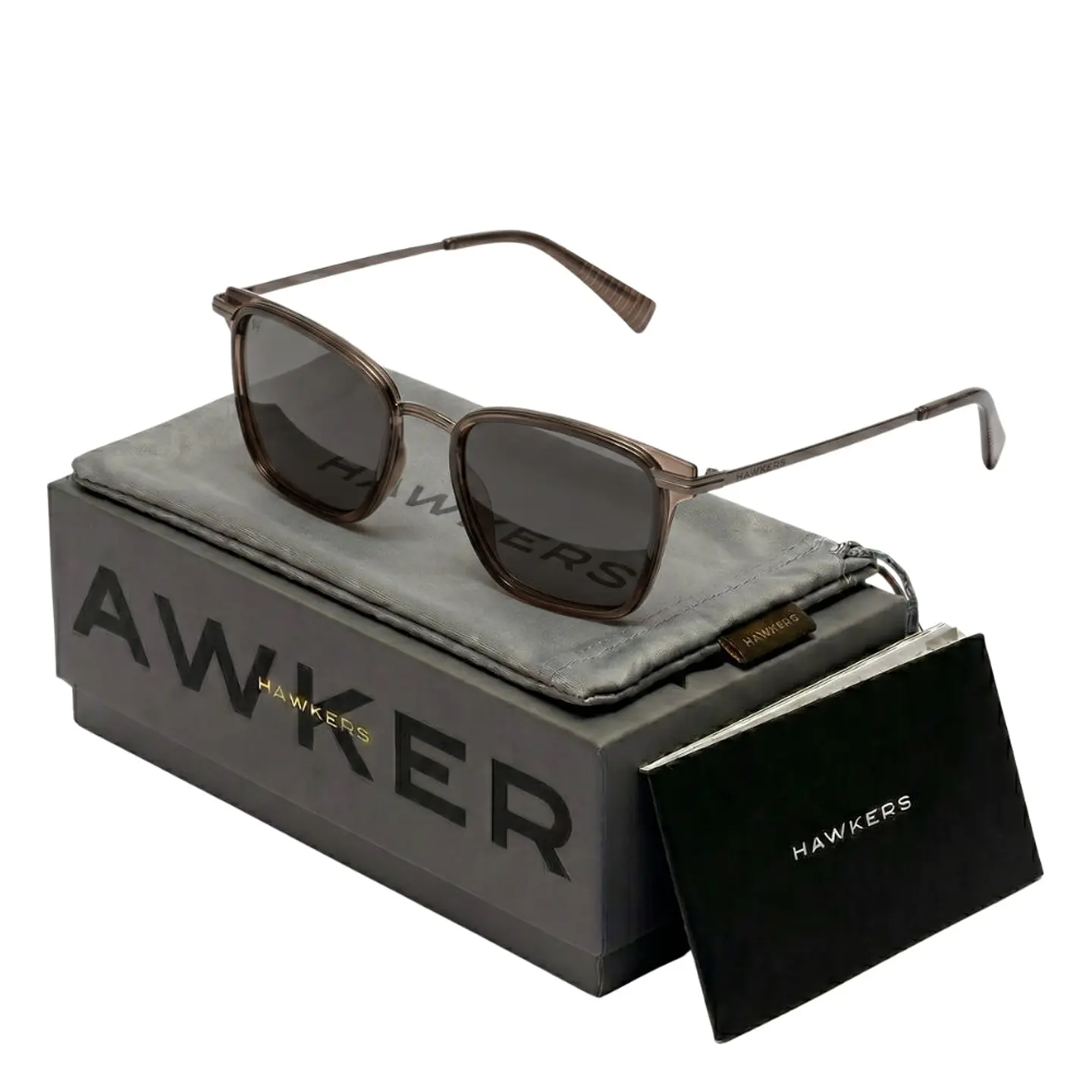 Gafas de Sol Hawkers Ink HINK23GBTP Negro Unisex Talla 53mm 1