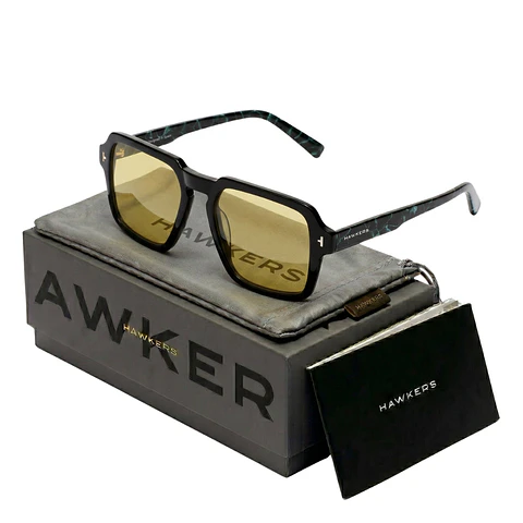 Gafas de Sol Hawkers Lash HLAS23BEX0 Negro Marmol Unisex Talla 58mm