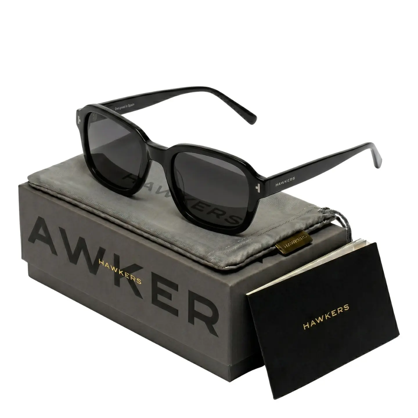 Gafas de Sol Hawkers Twist HTWI23BBXP Negro Unisex Talla 52mm 1