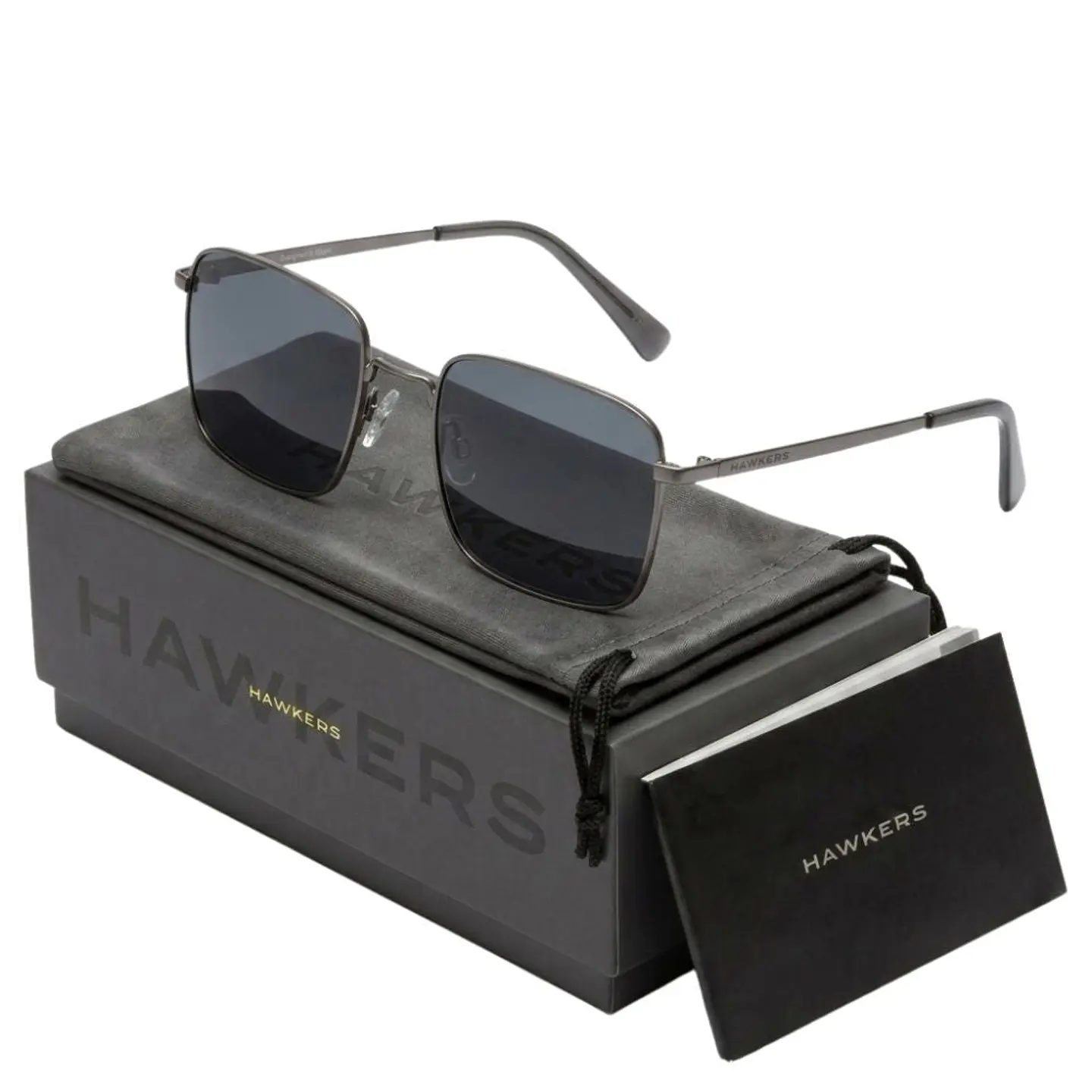 Gafas de Sol Polarizado Hawkers IRIS Negro Unisex Talla 55mm 1