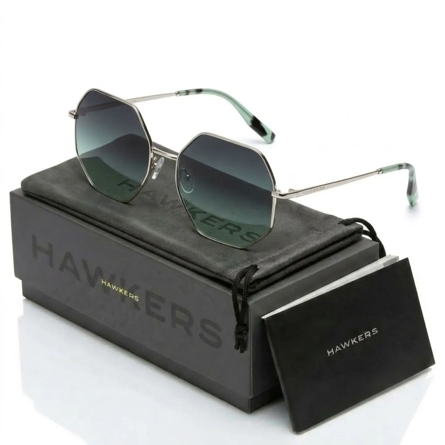 Gafas de Sol Hawkers LUMINA Verde Degrade Unisex Talla 57mm 1