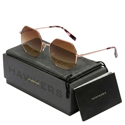 Gafas de Sol Hawkers LUMINA HLUM24KWM0 Marron Degrade Unisex Talla 57mm