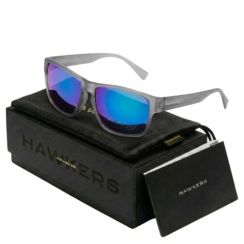 Gafas de Sol Hawkers FASTER RAW HFRA24GLTC Azul Espejado Unisex Talla 58mm