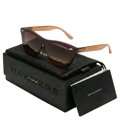 Gafas de Sol Hawkers ONE VENM RAW HOVR24WWTC Marron Degrade Unisex Talla 53mm