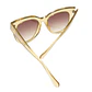 Gafas de Sol Hawkers AUDREY RAW Beige Transparente Unisex Talla 52mm - Miniatura 4