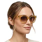 Gafas de Sol Hawkers AUDREY RAW Beige Transparente Unisex Talla 52mm - Miniatura 7