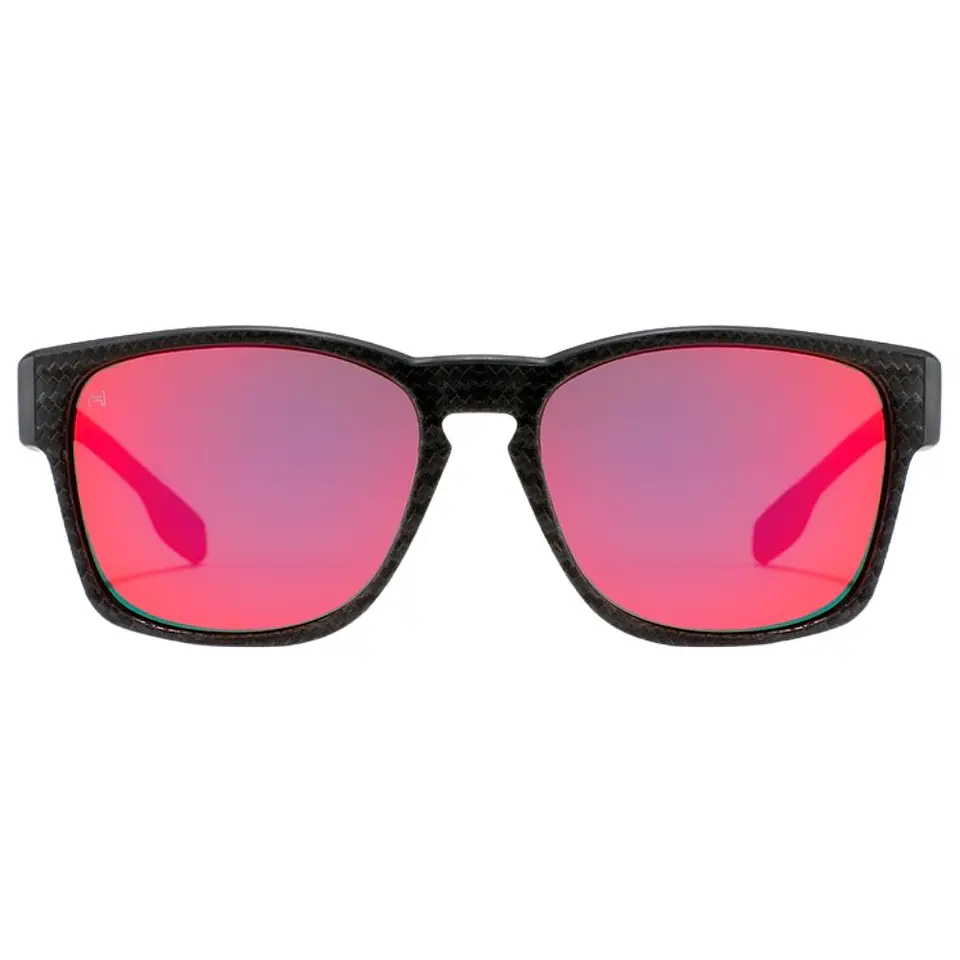 Gafas de Sol Polarizado Hawkers CORE RAW CARBON FIBER Rojo Espejado Unisex Talla 56mm 3