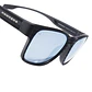 Gafas de Sol Polarizado Hawkers CORE RAW CARBON FIBER Azul Espejado Unisex Talla 56mm - Miniatura 5