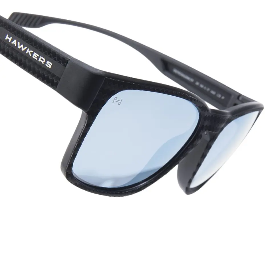 Gafas de Sol Polarizado Hawkers CORE RAW CARBON FIBER Azul Espejado Unisex Talla 56mm 5
