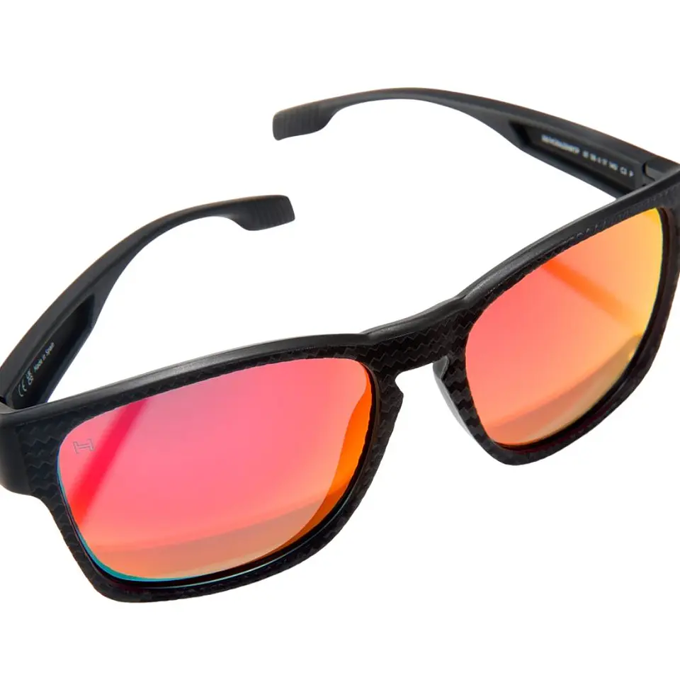 Gafas de Sol Polarizado Hawkers CORE RAW CARBON FIBER Rojo Espejado Unisex Talla 56mm 5