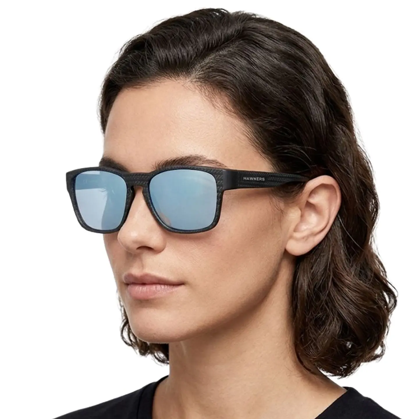 Gafas de Sol Polarizado Hawkers CORE RAW CARBON FIBER Azul Espejado Unisex Talla 56mm 8