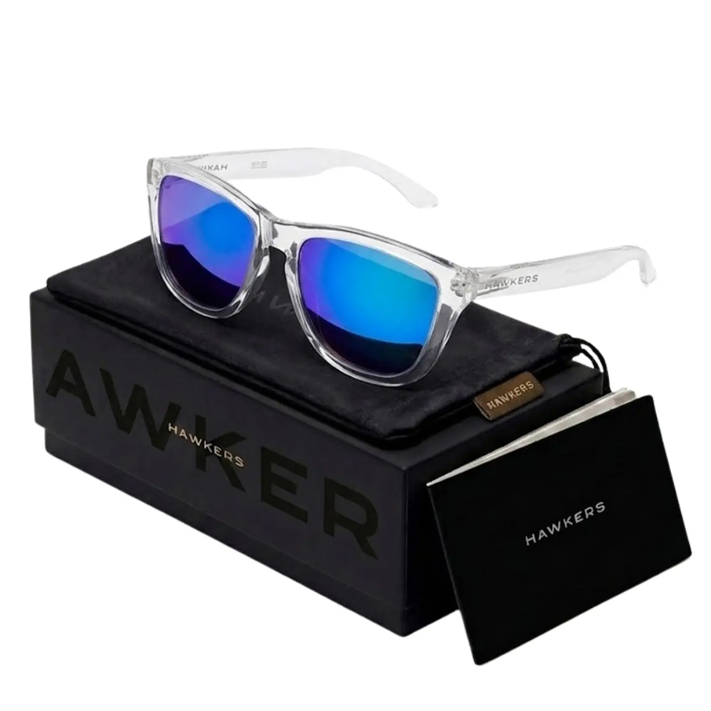 Gafas de Sol Hawkers ONE O18TR10 Transparente Azul Espejado Unisex Talla 54 mm 1