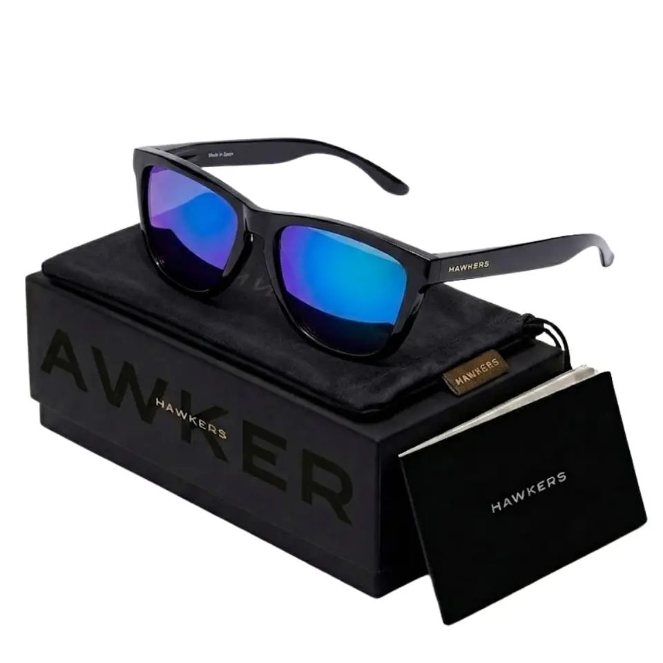 Gafas de Sol Hawkers ONE RAW HONR21QLT0 Azul Espejado Unisex Talla 54 mm 1