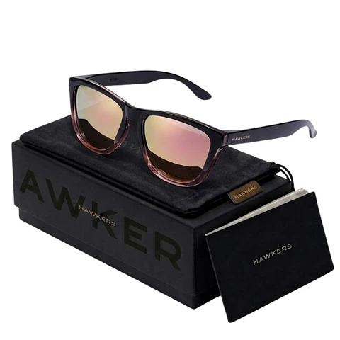 Gafas de Sol Polarizado Hawkers ONE COLT HOCL22BKTP Rosado Espejado Unisex Talla 53 mm