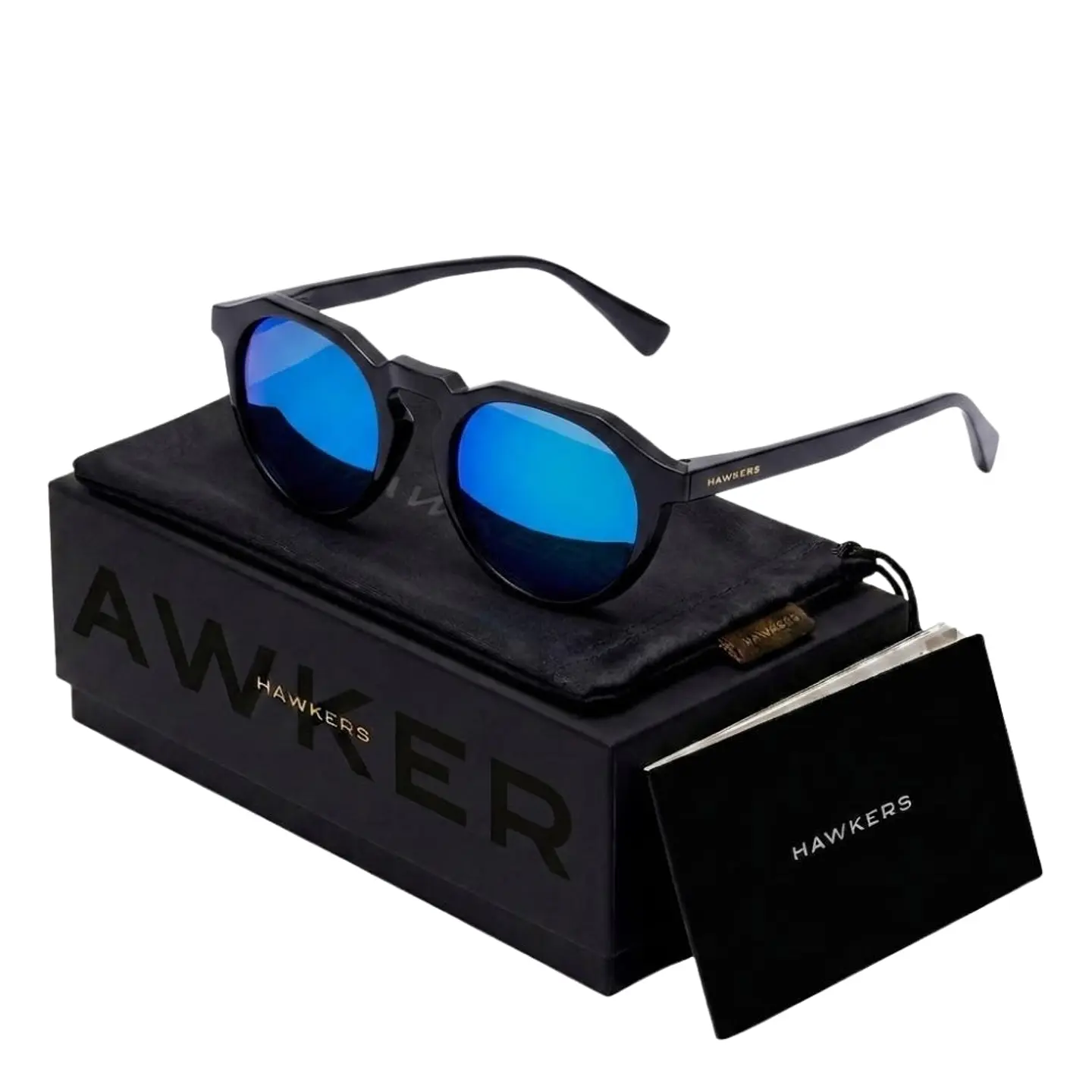 Gafas de Sol Polarizado Hawkers WARWICK RAW HWRA21BLTP Azul Espejado Unisex Talla 51 mm 1