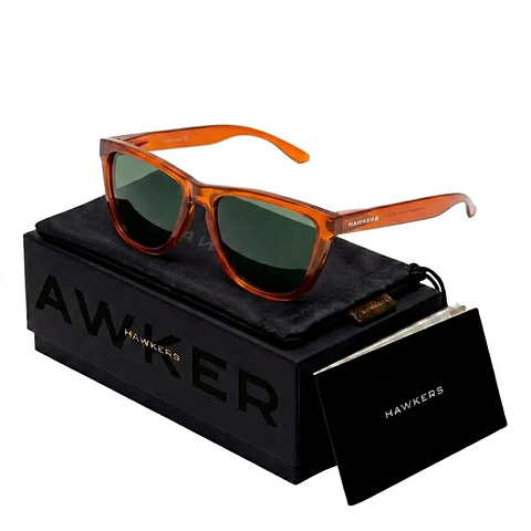 Gafas de Sol Polarizado Hawkers ONE RAW HONR24WETC Marron Transparente Unisex Talla 54 mm