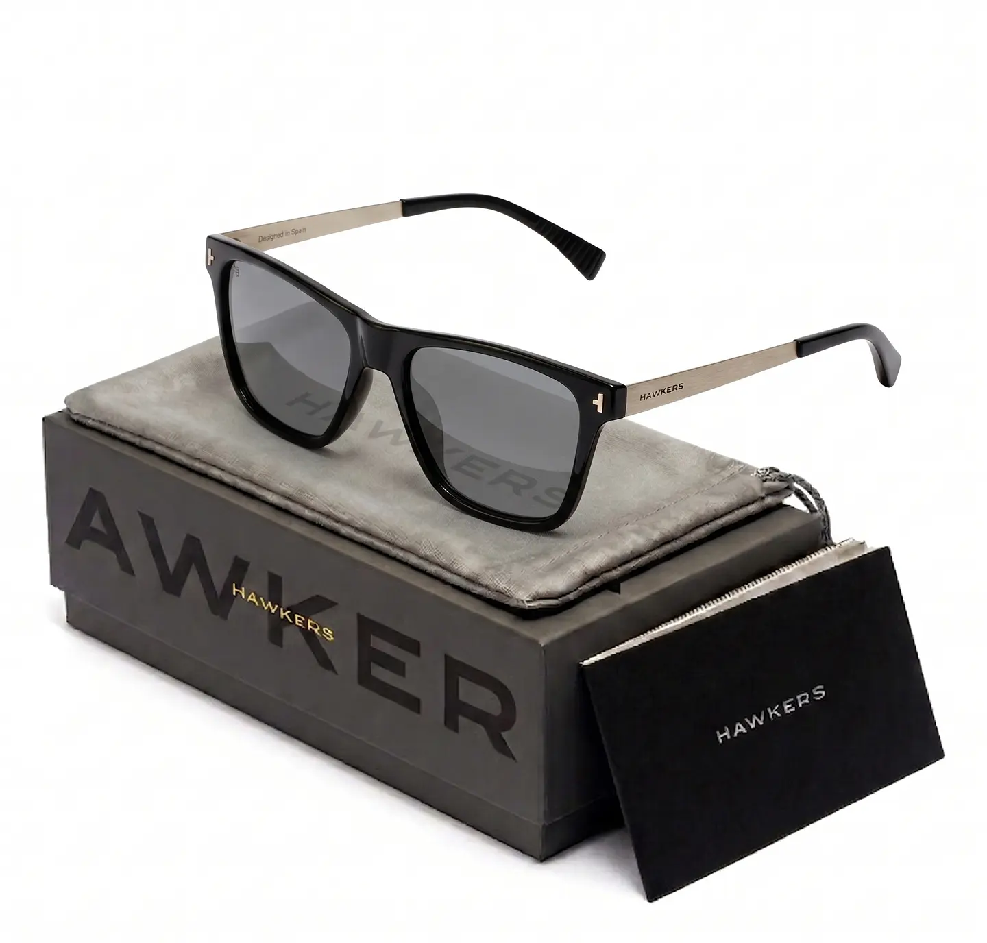 Gafas de Sol Hawkers One Ls Metal HOLM23BBTP Negro Unisex Talla 54mm 1