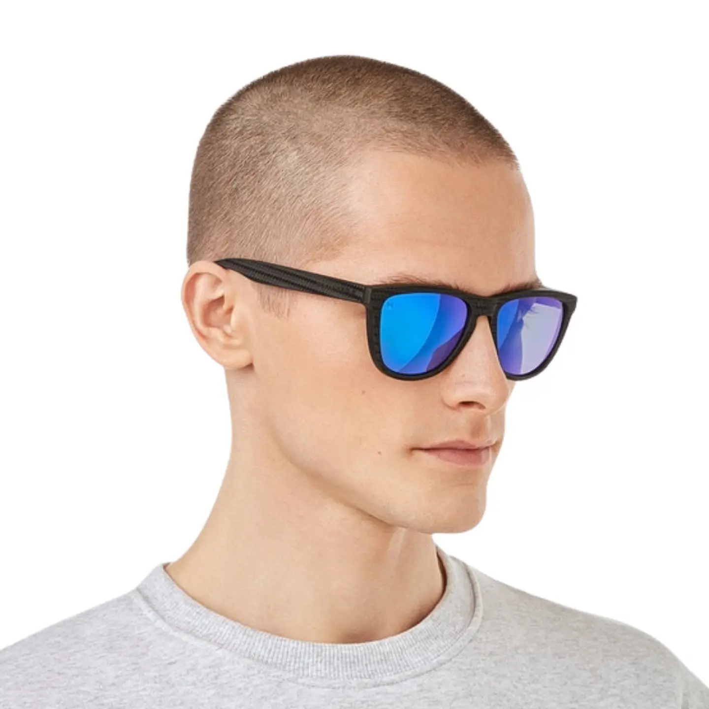 Gafas de Sol Polarizado Hawkers ONE RAW CARBONO HONR21NLTP Azul Espejado Unisex Talla 54 mm 9
