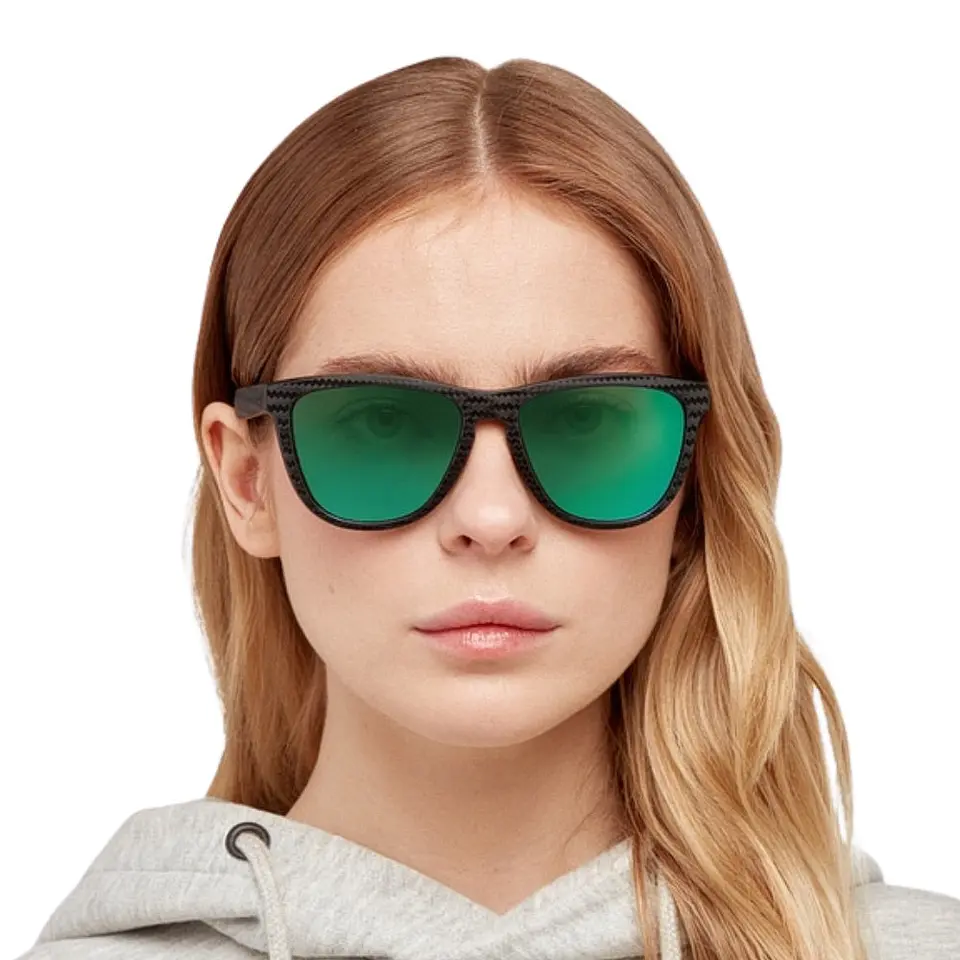 Gafas de Sol Polarizado Hawkers ONE RAW CARBONO HONR21NFTP Verde Espejado Unisex Talla 54 mm 9
