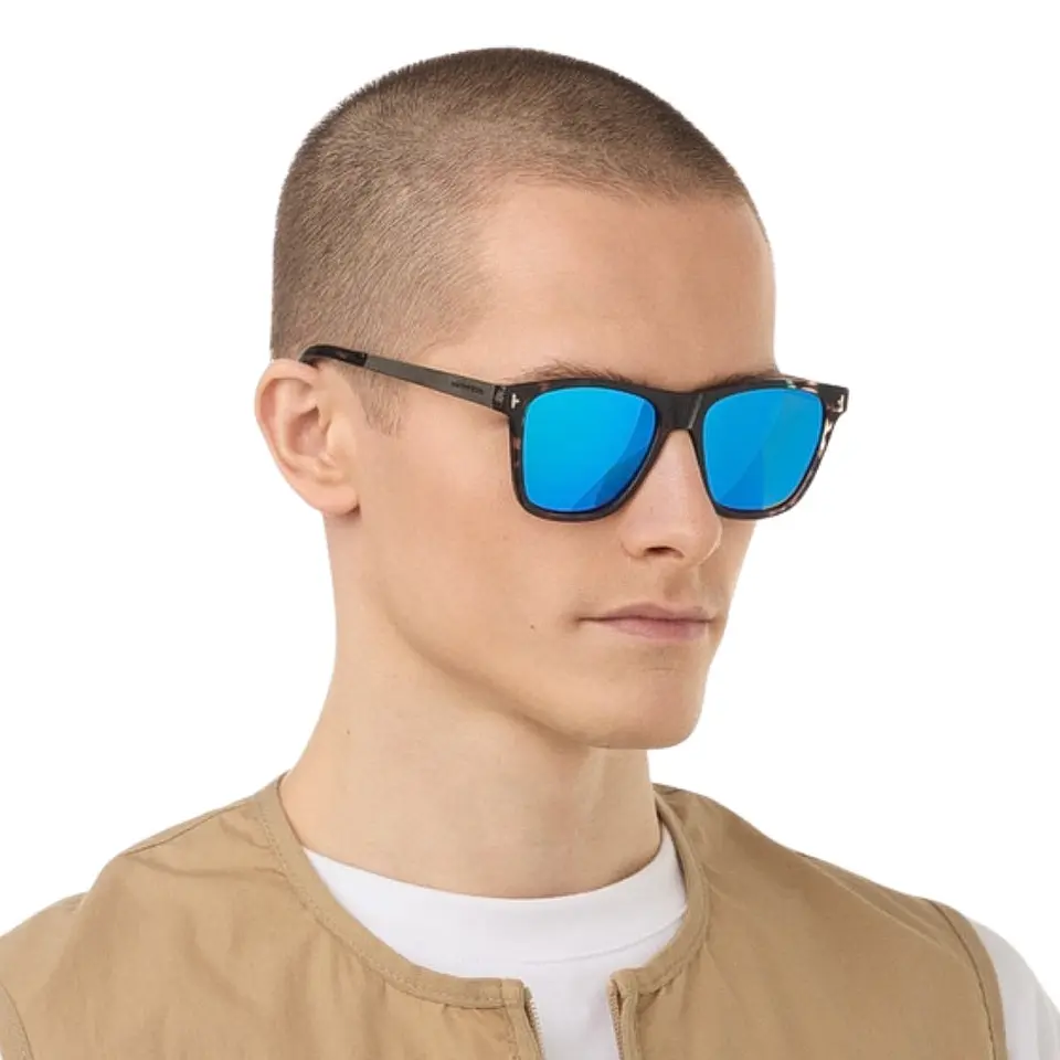 Gafas de Sol Polarizado Hawkers ONE LS METAL HOLM23CLTP Azul Espejado Unisex Talla 54 mm 9