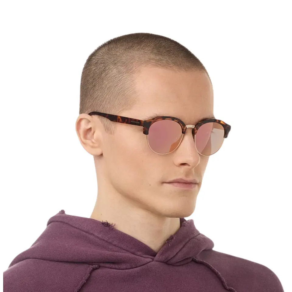 Gafas de Sol Hawkers CLASSIC ROUNDED ROCTR03 Rosado Espejado Unisex Talla 51 mm 9