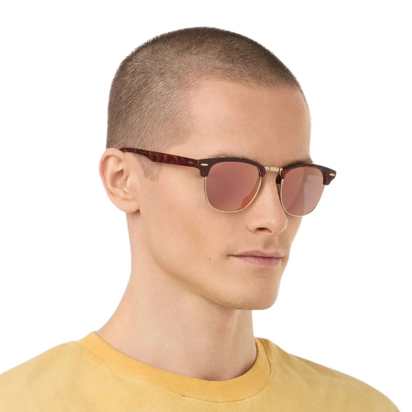 Gafas de Sol Polarizado Hawkers CLASSIC BOLD HCBO22CKTP Rosado Espejado Unisex Talla 50 mm 9