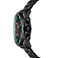Reloj Analogo Curren KRED390107 para Hombre en Acero Color Negro - Verde - Miniatura 2