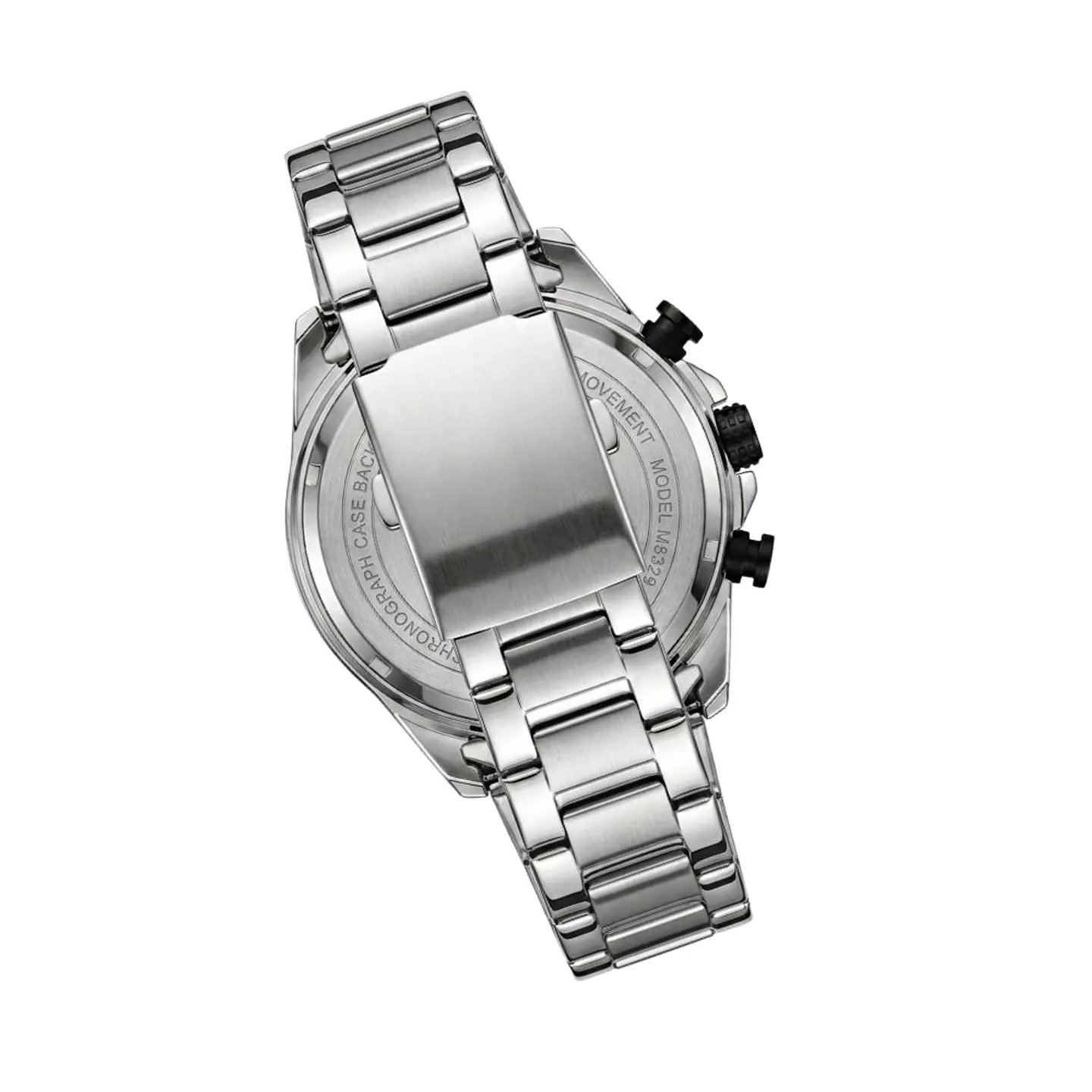 Reloj Analogo Curren KRED391901 para Hombre en Acero Color Plateado - Negro 2