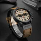 Reloj Analogo Curren KREC160123 para Hombre en Cuero Color Negro - Marron - Miniatura 4