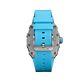 Reloj Analogo Curren KRED8001 para Hombre en Silicona Color Celeste - Plateado - thumbnail 2