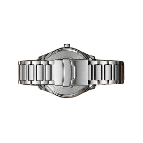 Reloj Analogo Curren KREE4105 para Hombre en Acero Color Plateado - Azul