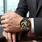 Reloj Analogo Curren KRED331801 para Hombre en Acero Color Negro - Dorado - Miniatura 6