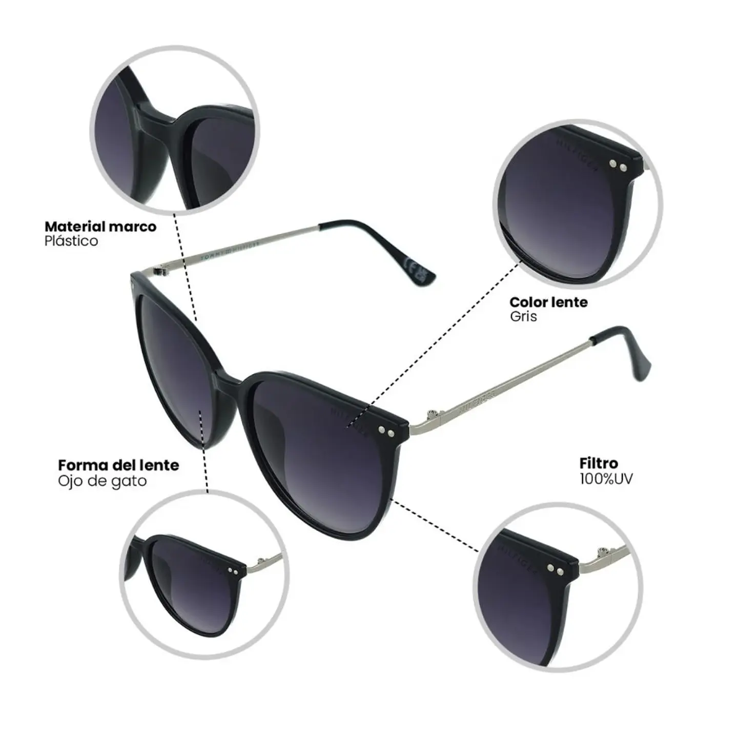 Gafas de Sol TOMMY HILFIGER OUTLOOK X67032 Negro Degrade Mujer Talla 54mm 5