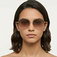 Gafas de Sol TOMMY HILFIGER OUTLOOK X67039 Marrón Degrade Mujer Talla 49mm - Miniatura 7