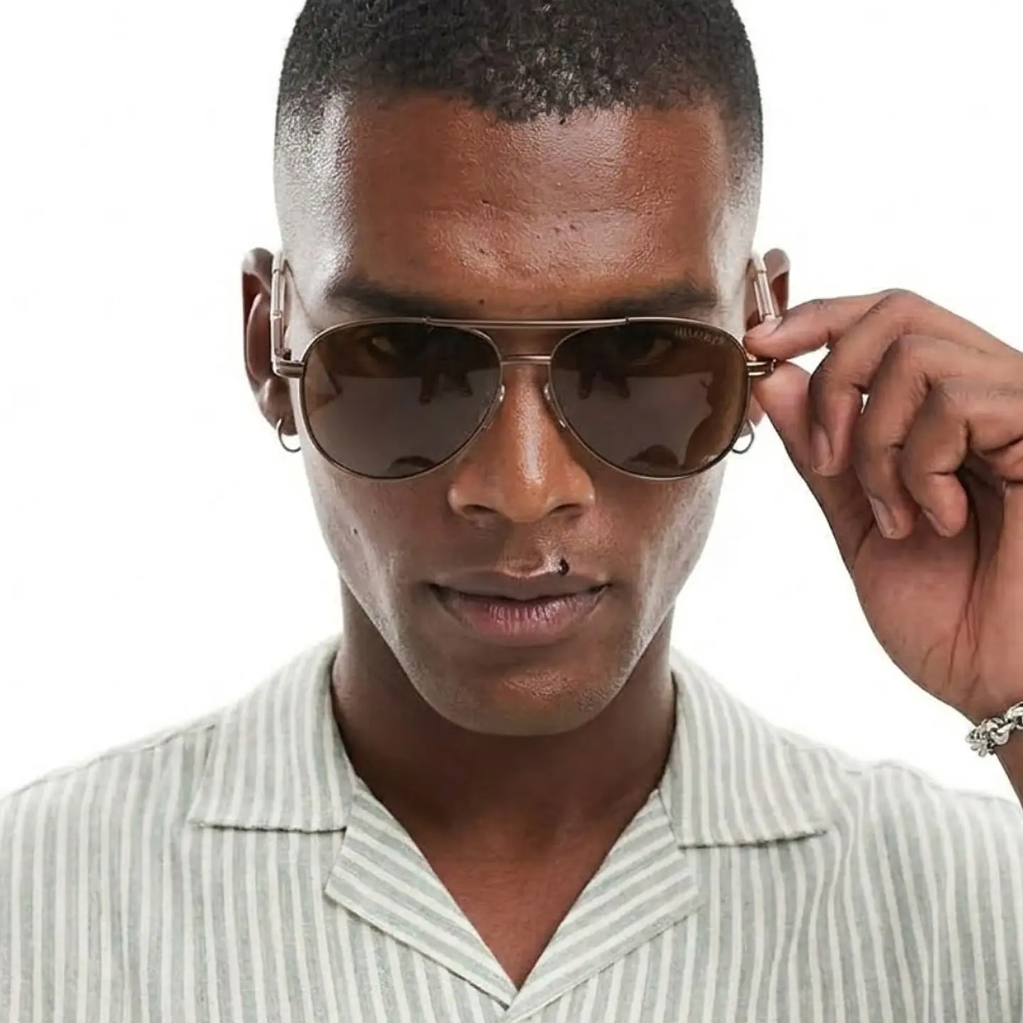Gafas de Sol Polarizado TOMMY HILFIGER OUTLOOK X62131 Marron Habana Hombre Talla 60mm 6