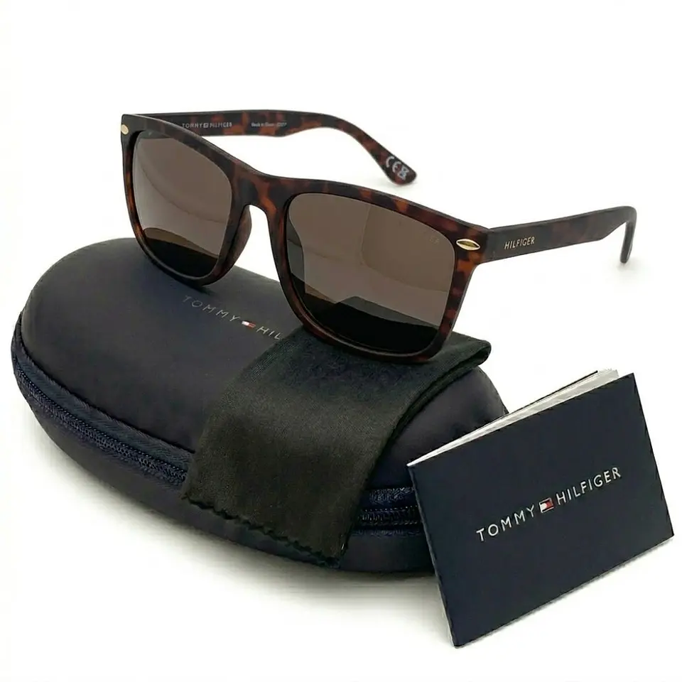Gafas de Sol Polarizado TOMMY HILFIGER OUTLOOK X62199 Marron Habana Hombre Talla 55mm 1