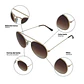 Gafas de Sol TOMMY HILFIGER OUTLOOK X64011 Marron Unisex Talla 53mm - Miniatura 5