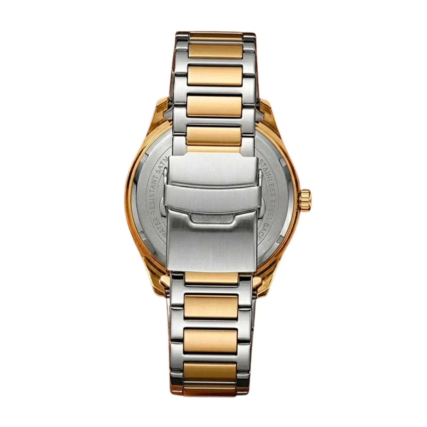Reloj Analogo Curren KREE4103 para Hombre en Acero Color Dorado - Blanco 2