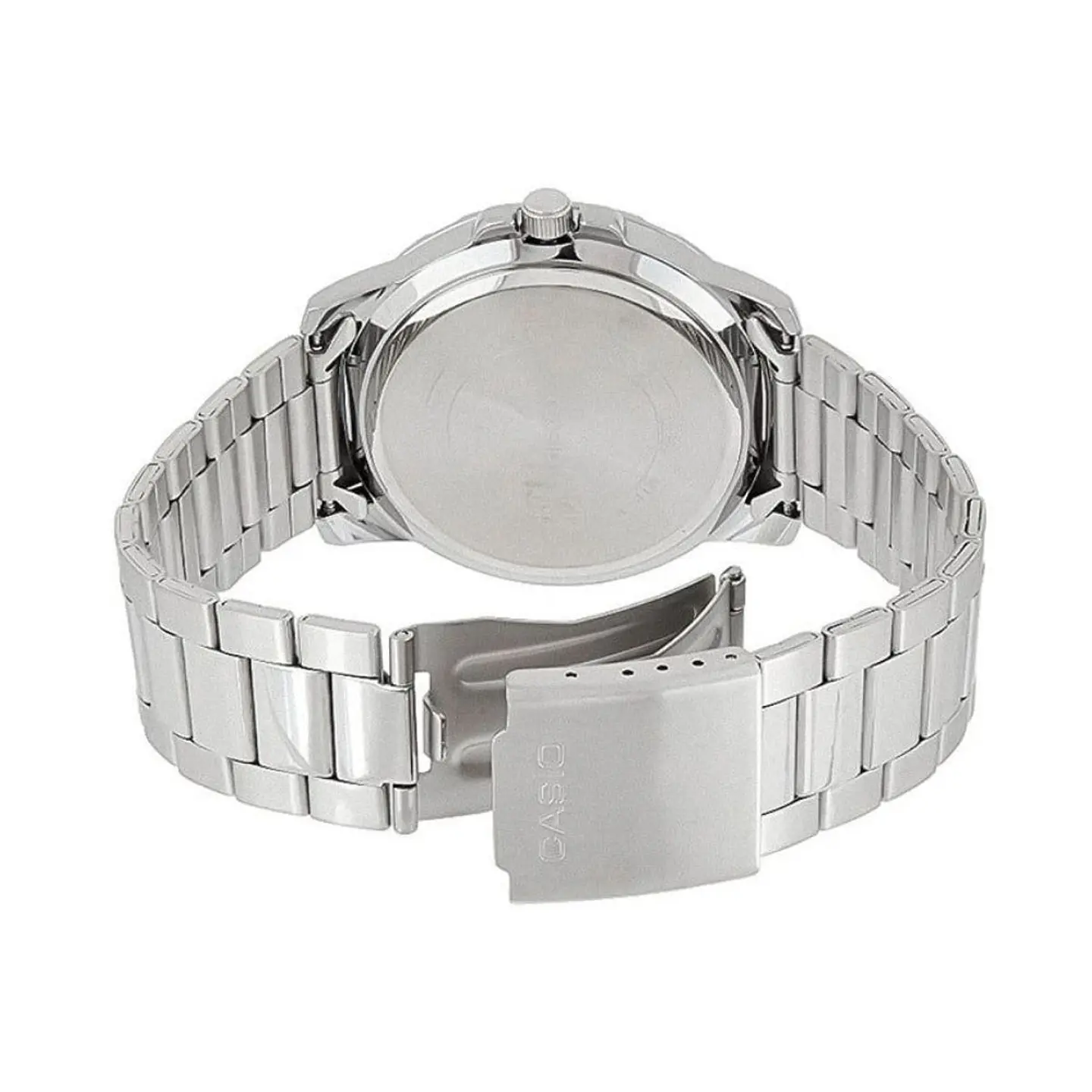 Reloj Analogo Casio MTP-VD01D-1BVUDF Para Hombre en Acero Color Plateado 2