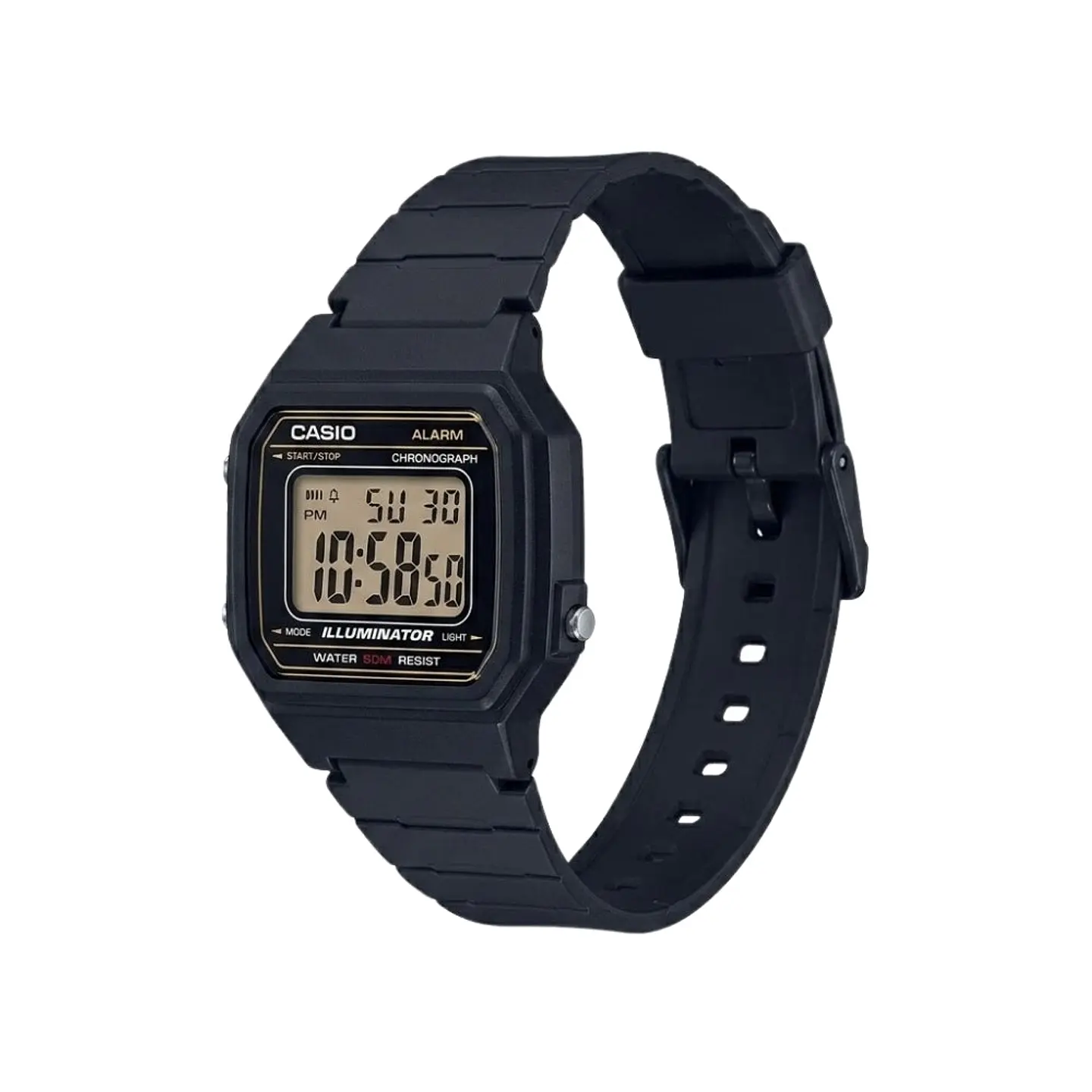 Reloj Digital Casio W217H_9AV Para Hombre en Resina Color Azul 4