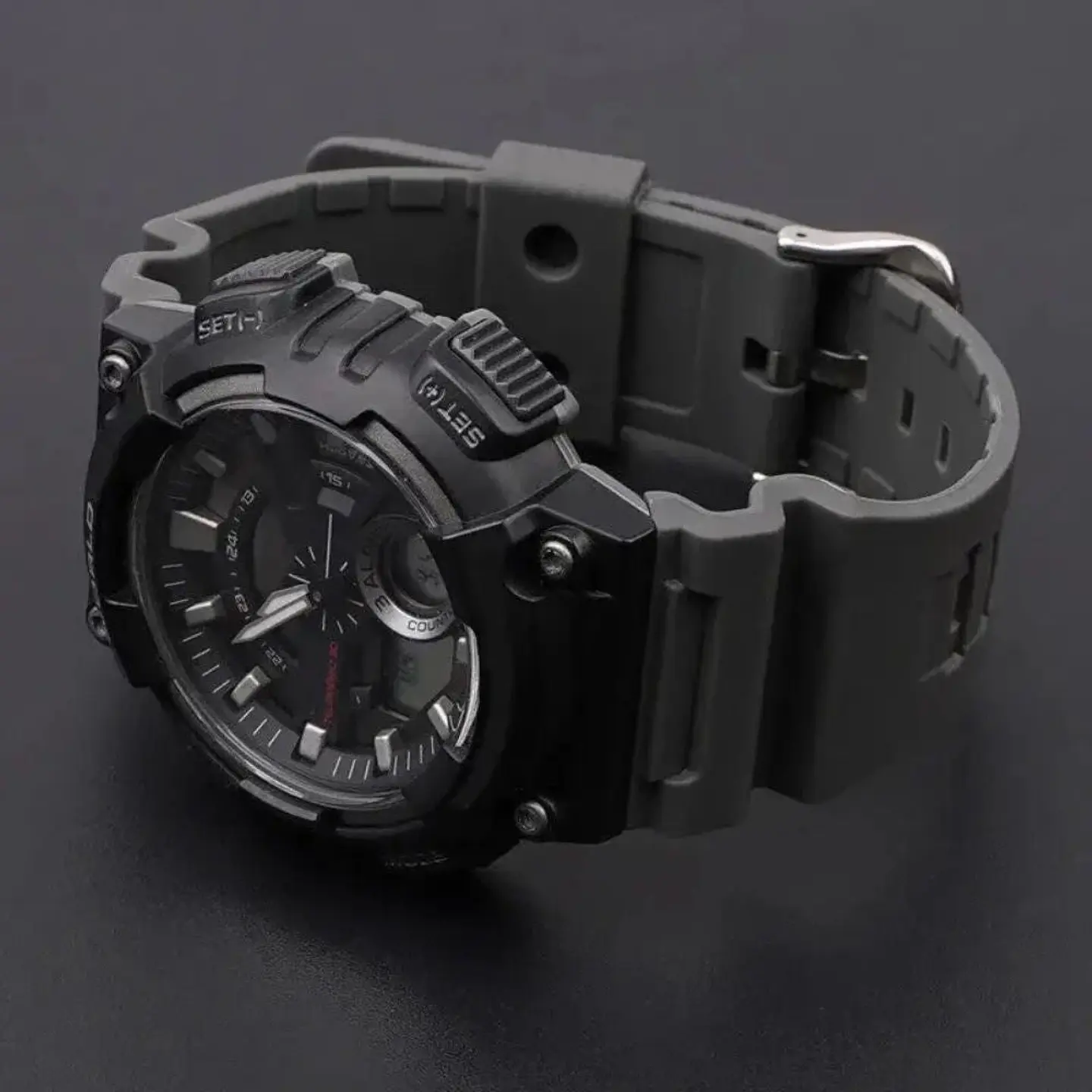 Reloj Digital - Analogo Casio AEQ-110W-1AVDF Para Hombre en Resina Color Negro 5
