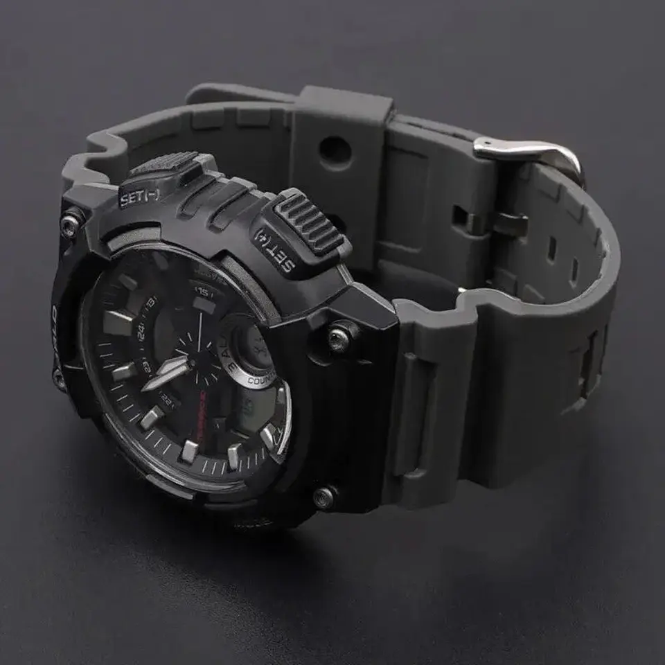 Reloj Digital - Analogo Casio AEQ-110W-1AVDF Para Hombre en Resina Color Negro 5