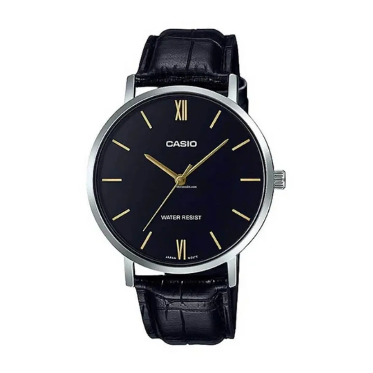 Reloj Analogo Casio MTPVT01L-1BUDF Para Hombre en Acero Color Negro 1
